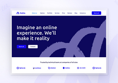 📣 Modern Web Redesign for a Tech Company banner design figma homepage landingpage logo saas seo ui user interface ux uxui uxui designer webdesign website