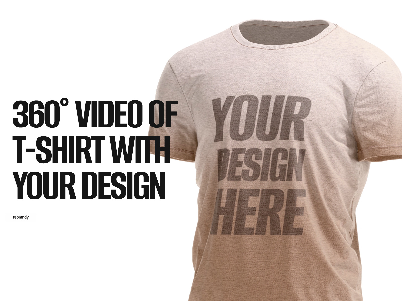 Example of Creating T Shirt Video With Your Design