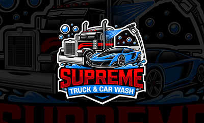 Custom Logo for Truck and Car Wash Business auto cleaning service logo automotive wash branding bold car wash logo car wash logo design commercial truck wash logo custom vehicle wash logo detailed truck and car logo foam water splash logo full service car wash logo modern car wash emblem premium car wash branding pressure washer icon professional car wash identity red and blue vehicle logo semi truck logo illustration sports car vector logo truck detailing logo truck wash logo vehicle care logo design water effect logo