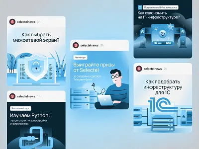 Social Media Posts design graphic design illustration vector