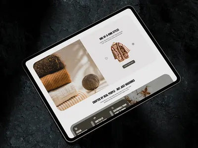 Cozy Threads – Handmade Fashion UI clean ui clothing store ui crafted with love creative design design inspiration dribbble showcase ecommerce design fashion ui handmade design minimal design modern ui product showcase responsive design shop page sustainable brand textile design uiux user interface ux design web design