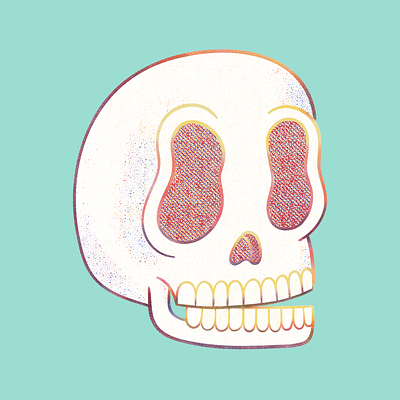 Skull Illustration design graphic design illustration textile design