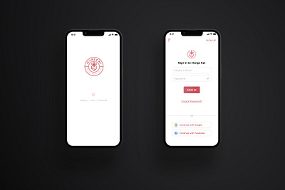 Murge Eat - Mobile App graphic design mobile app mobile application react native redux ui