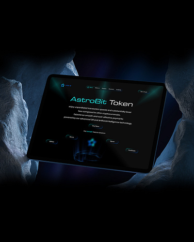 Crypto Landing Page animation crypto graphic design landing page ui ux