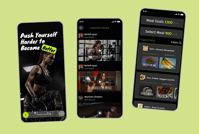 Your Personal Fitness & Step Tracker App cleanui dailyui feetness figmadesign fitnessapp gym gymappui interactiondesign mobileappdesign steptracker ui uiux uxdesign yoga yogaappui