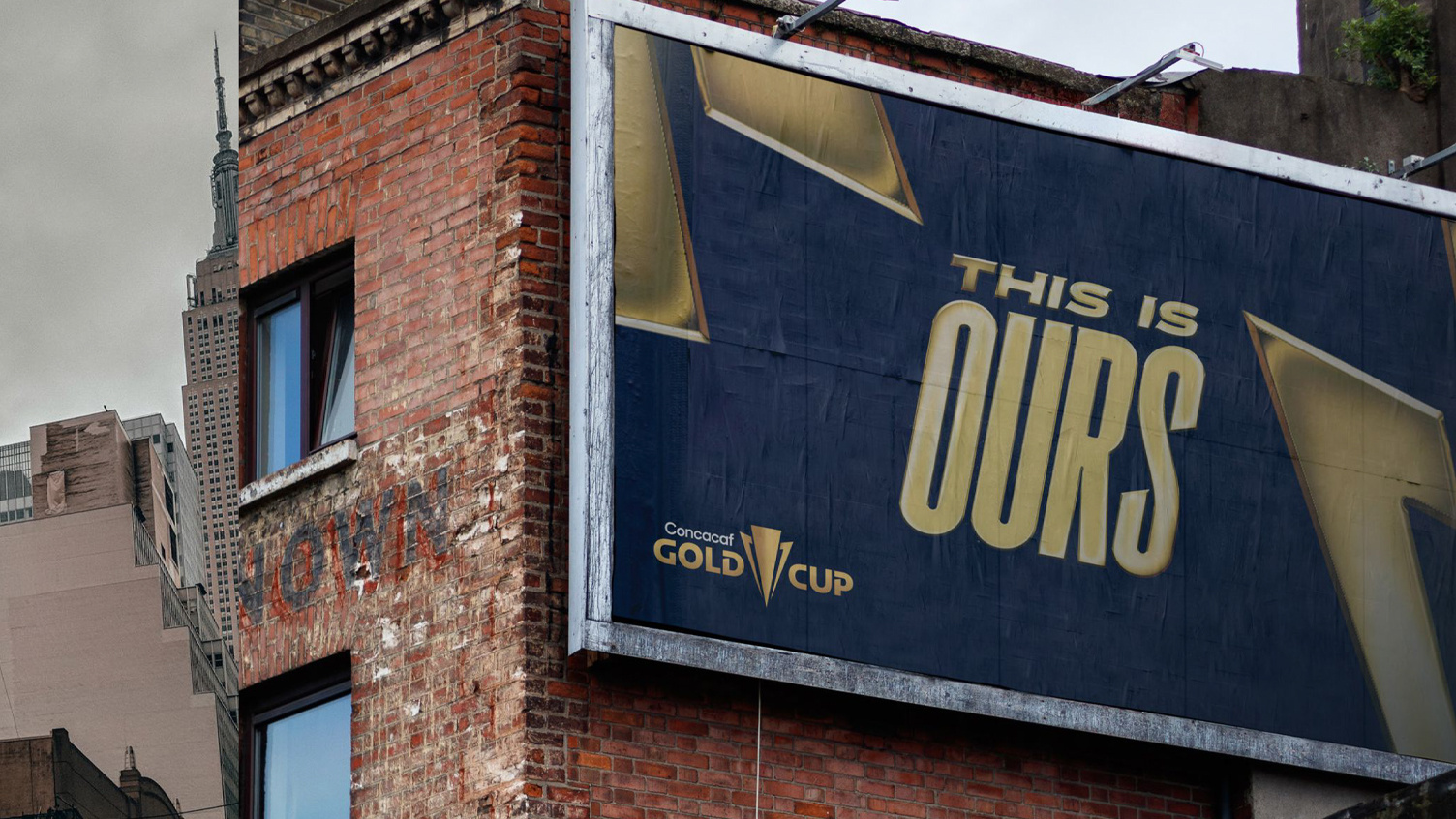Gold Cup 2025 THIS IS OURS Campaign advertising branding campaign creative design graphic design marketing soccer sports