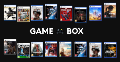 GameBox animation design ecommcerce figma gamestore store ui uiux ux