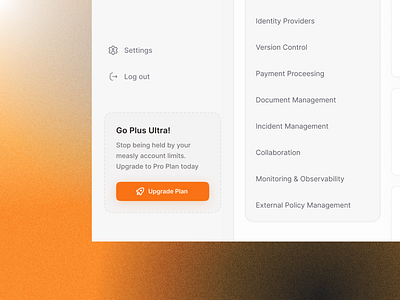 Upgrade your plan - details dashboard ui ui design web design