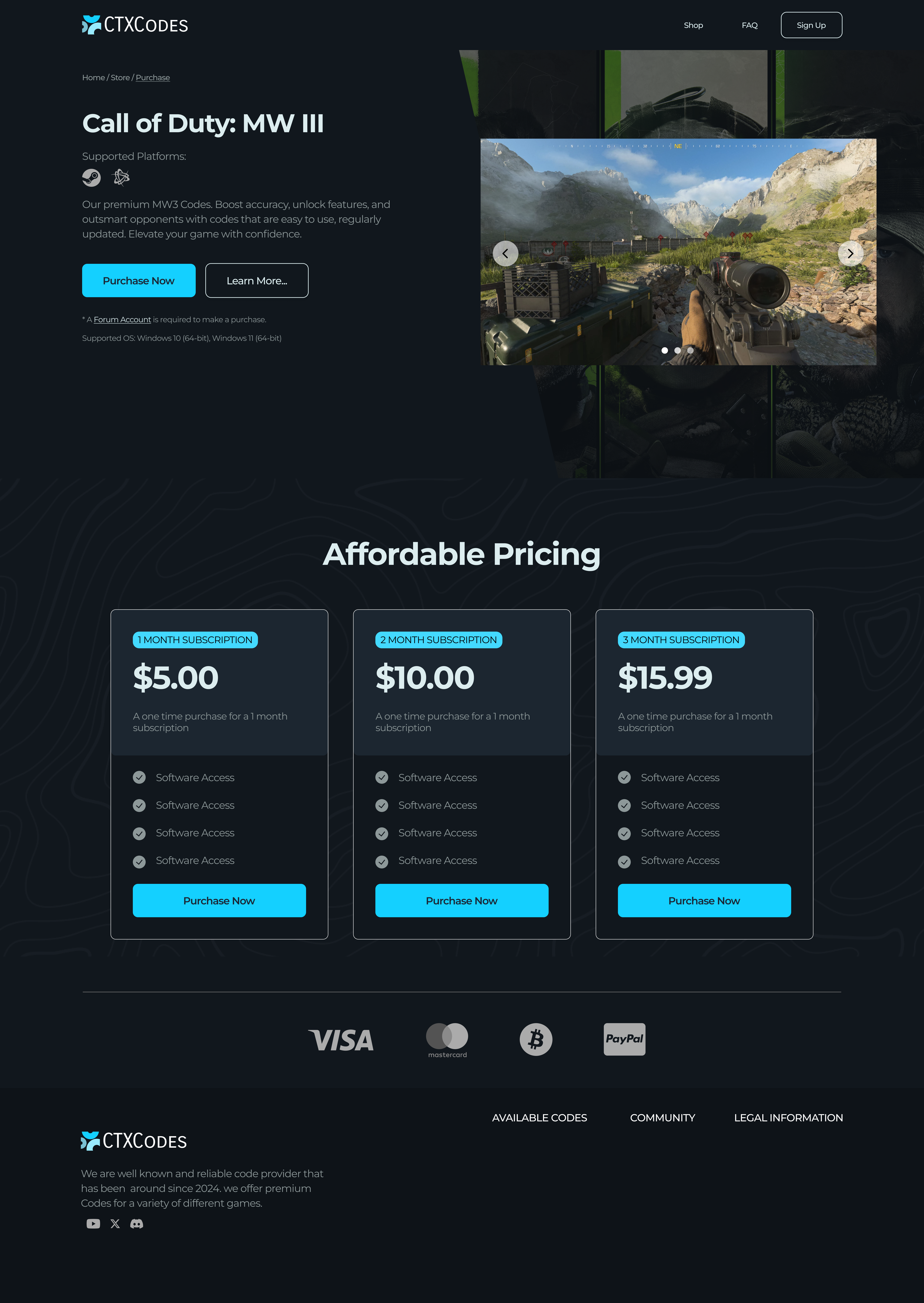 CTXCodes Website Design design typography ui ux