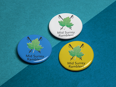 Mid Surrey Ramblers - branding and logo design branding design graphic design illustration logo typography