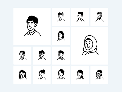 Character Avatar avatar casual character handdrawn illustration profile