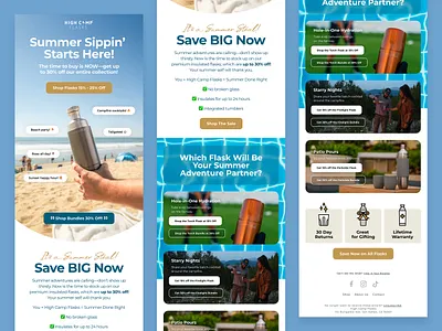 Email Design for Klayvio dtc email klayvio