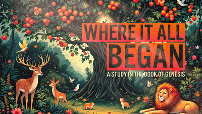Where It All Began - Sermon Series branding church graphics design graphic design illustration logo sermon series vector