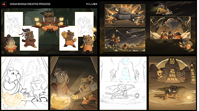 OOGA BOOGA Illustrations branding graphic design illustrations