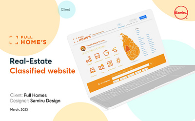 Real Estate Classified Sites | Full Home branding graphic design ui