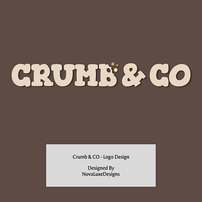 Crumb & Co – Bakery Logo Design cozy branding novaluxedesigns