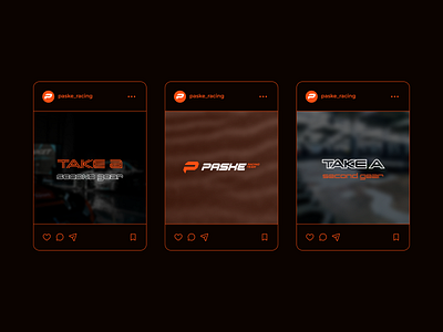 Paske Racing | Social media customtypography