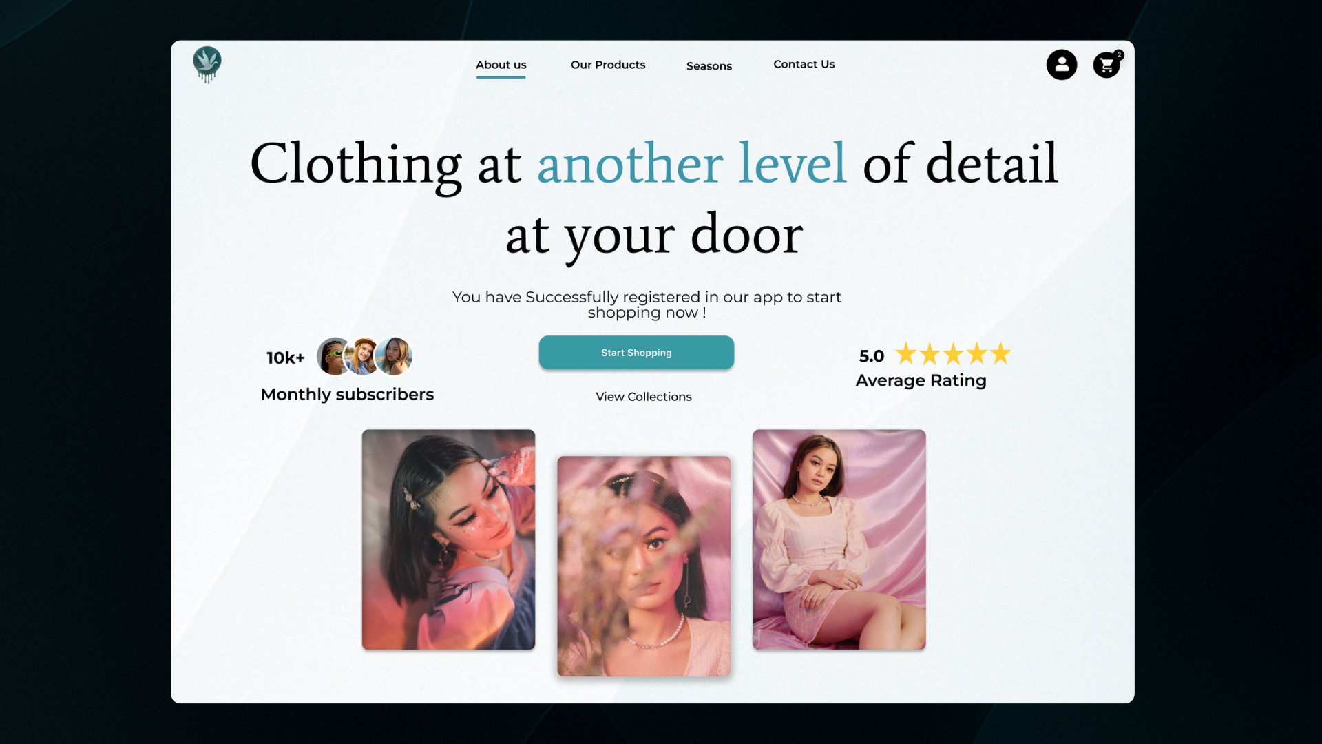 BELLA Fashion Store Website + App teaser blue website clothing clothing website ecommerce fashion figma figma ui kit glassmorphism inspiration landing page ui ui kit website design website template