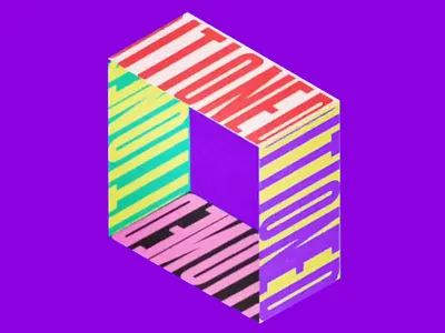 Typographic Cube in Motion abstract animation animated design bold palette colorful cube design loop digital motion geometric style graphic movement kinetic typography looping text modern typography motion cube motion design type experiment type illusion typographic loop vibrant animation visual rhythm
