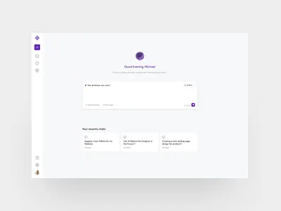 AI Chat Dashboard ai chatdashboard clean design dashboard dashboard design figma graphic design saas saas design ui design uiux
