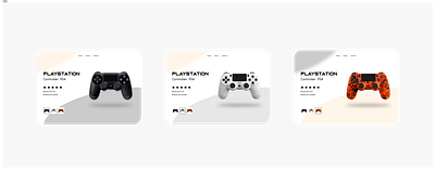 Playstation Joystick Web Page console figma joystick landscape page playstation sony ui web website