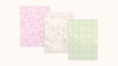 Floral patterns beauty beige branding floral graphic design green illustration logo pastel pattern pink vector