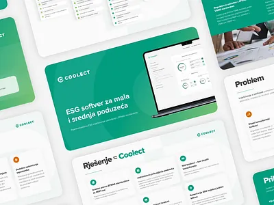 Pitch deck presentation - Coolect green green energy green presentation green tech green techonolgy light green pitch pitch deck pitch deck presentation pitchdeck pitchpresentation powerpoint presentation sustainability sustaniable presentation tech torquise