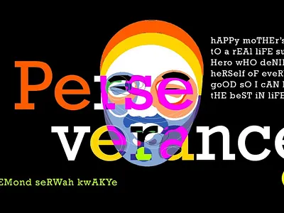 Perse-verance graphic design illustration