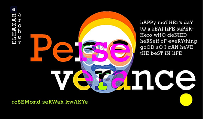 Perse-verance graphic design illustration