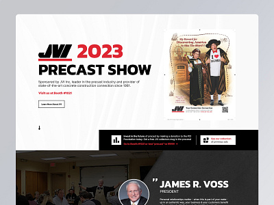 JVI Inc. Landing Page branding design landingpage ui ux website