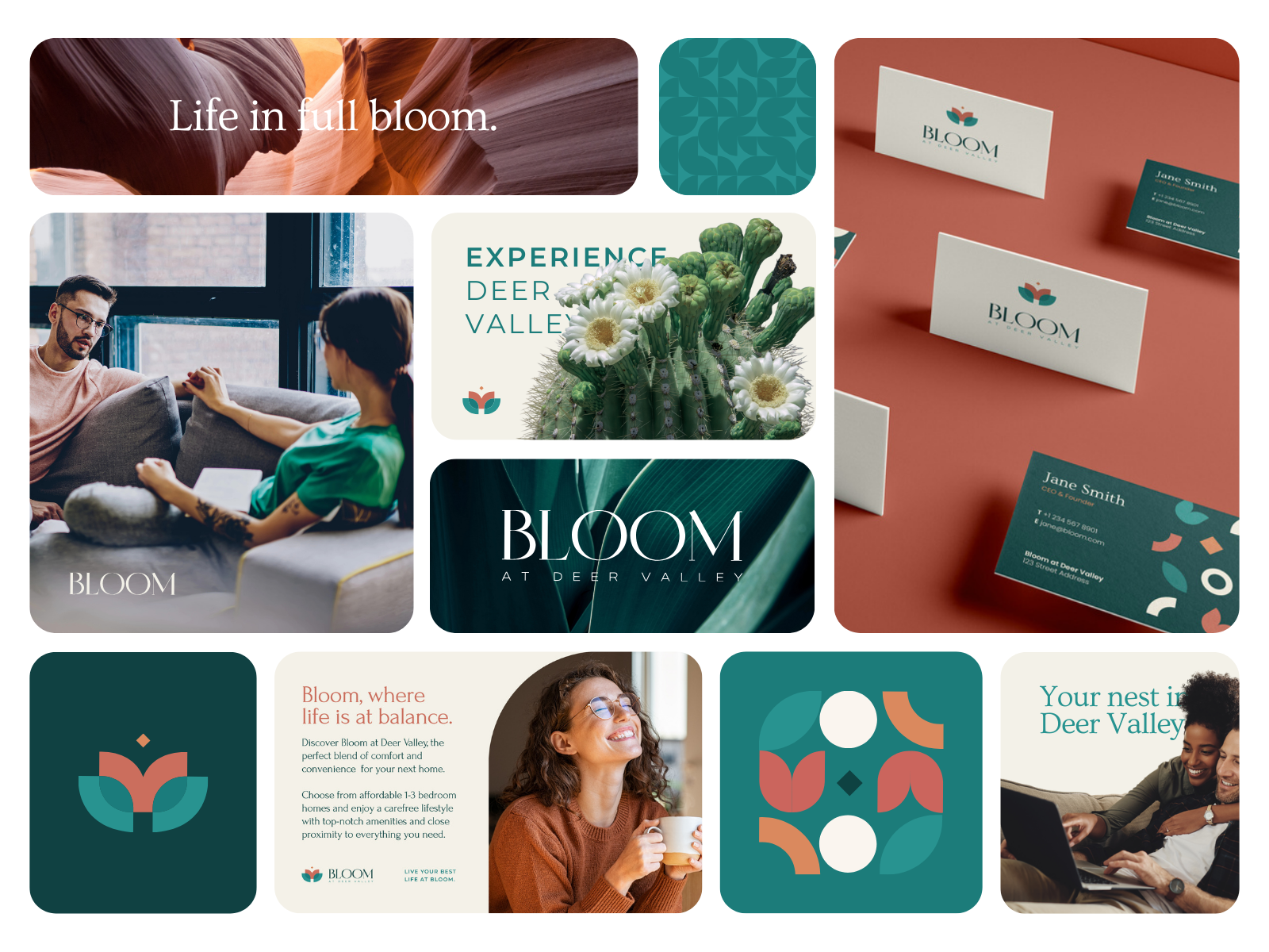 Bloom | Real Estate design graphic design logo design real estate web design