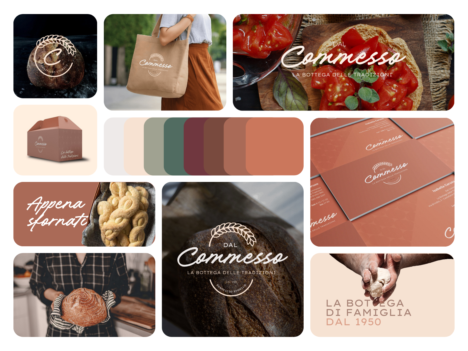 Dal Commesso | Food & Beverage food beverage food and beverage graphic design packaging packaging design sign design
