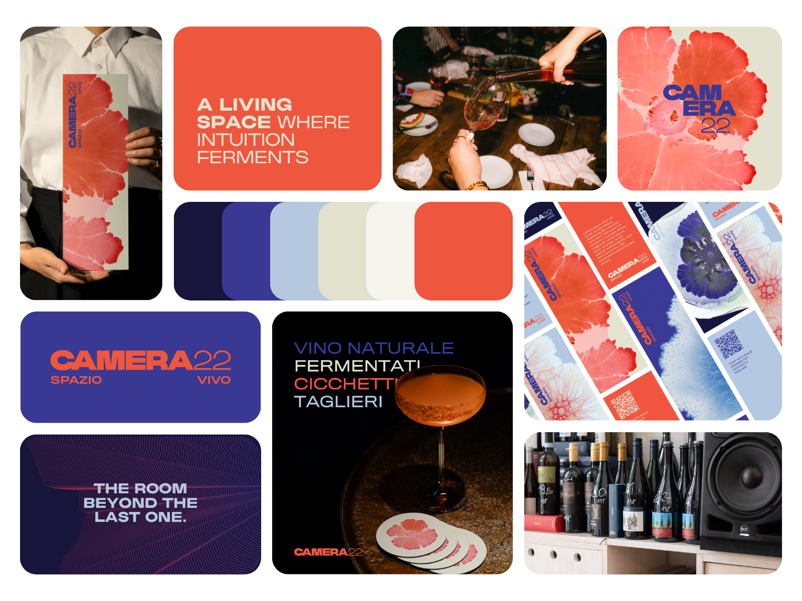 Camera22 | Wine Bar & Tapas graphic design menu design