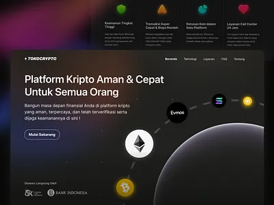 ⚡️ TOKOCRYPTO - Secure Crypto Trading Platform ui