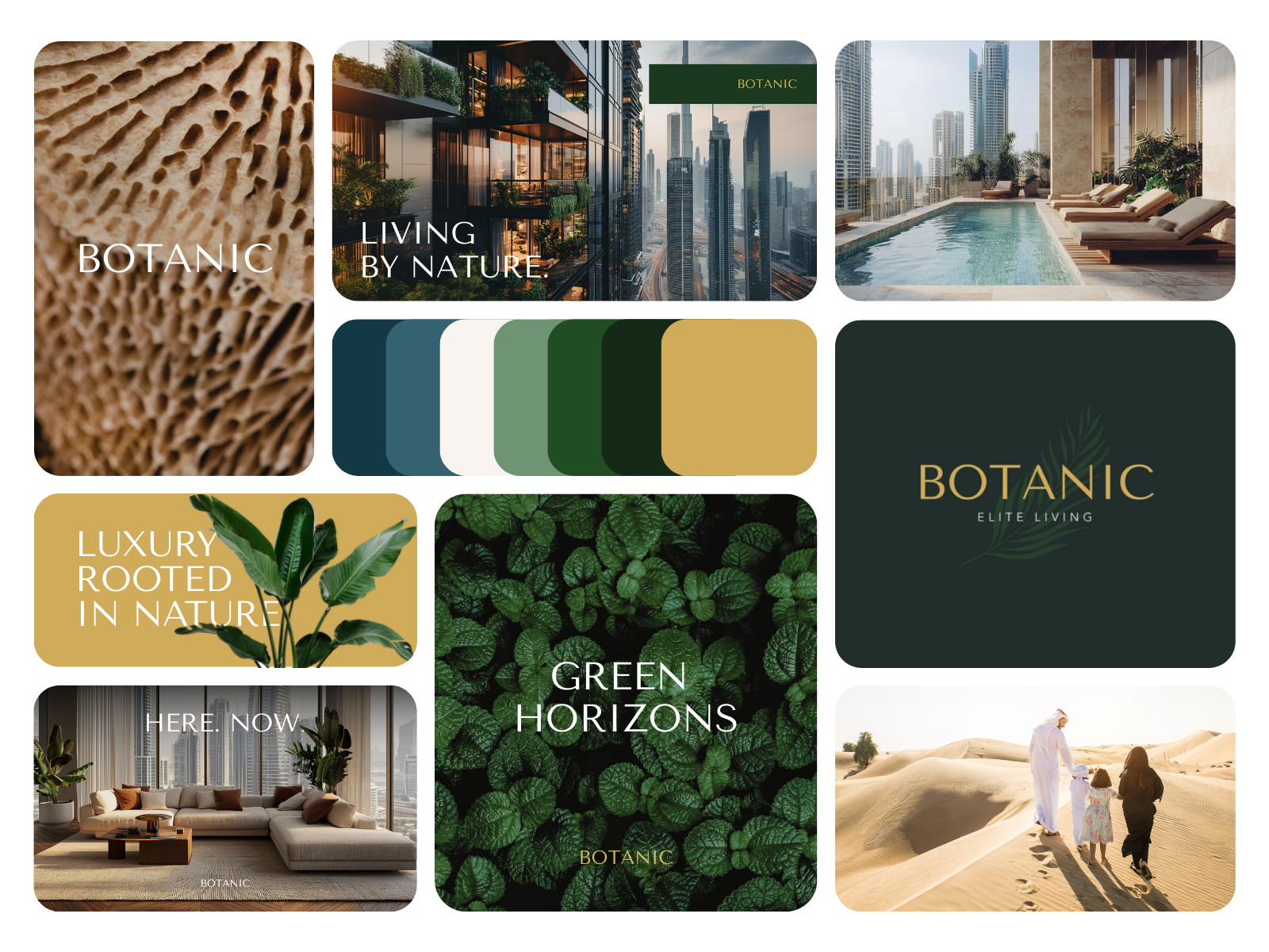 Botanic | Real Estate graphic design marketing materials presentation design real estate