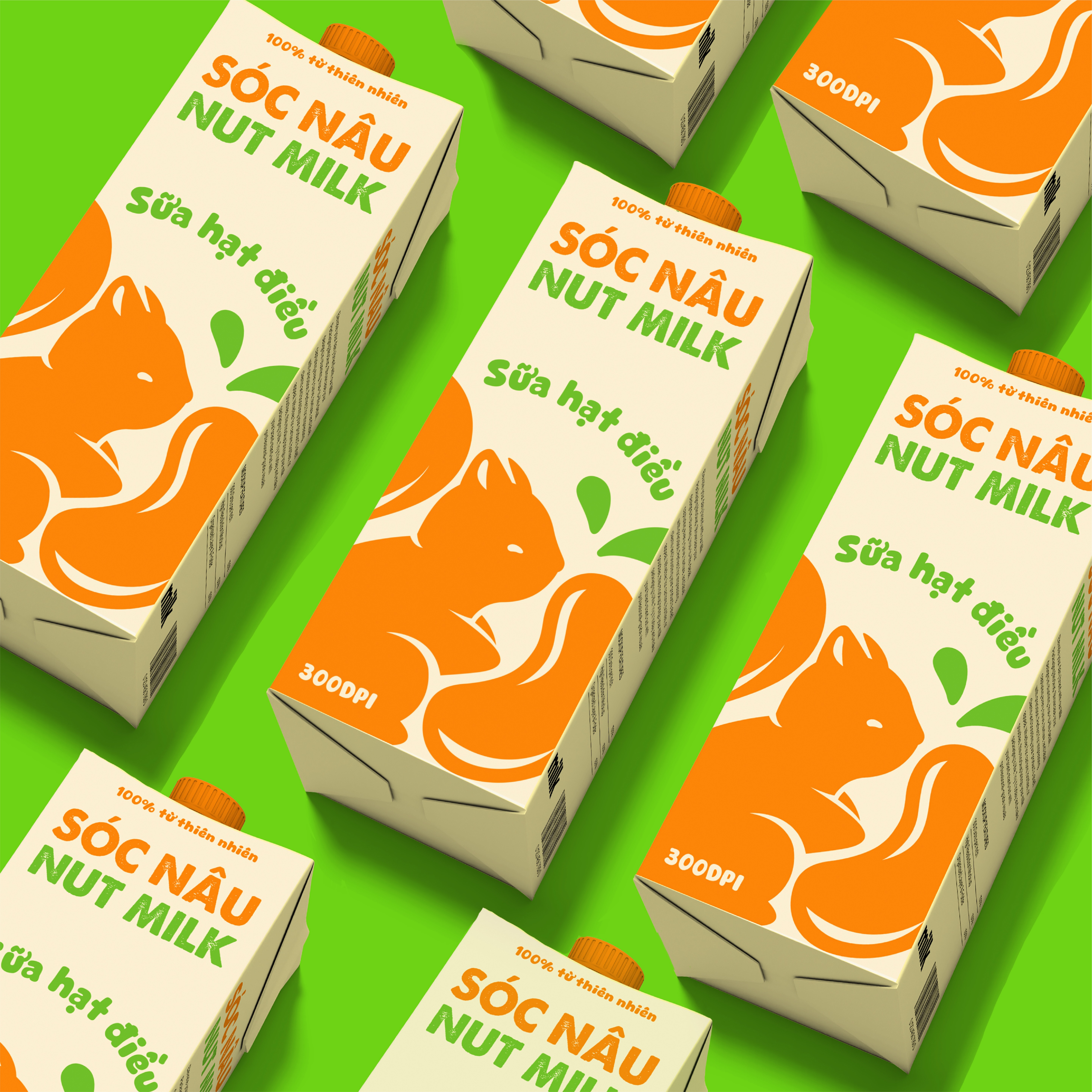 SÓC NÂU NUT MILK BRAND IDENTITY branding design graphic design illustration logo logo design