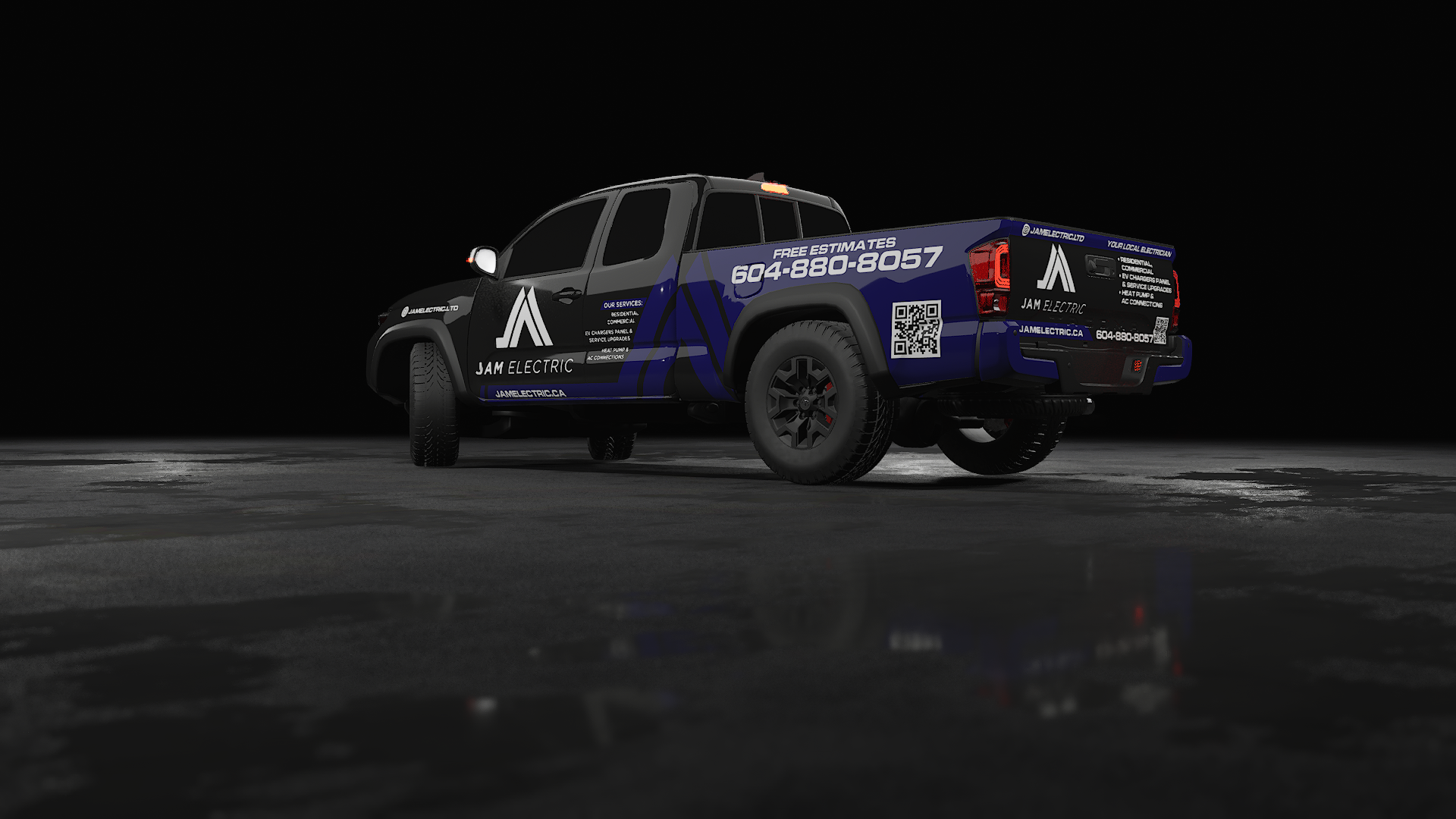 JAM Electric I Truck Wrap creative wrap graphic design truck wrap vehicle wrap