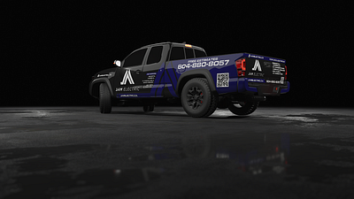 JAM Electric I Truck Wrap creative wrap graphic design truck wrap vehicle wrap
