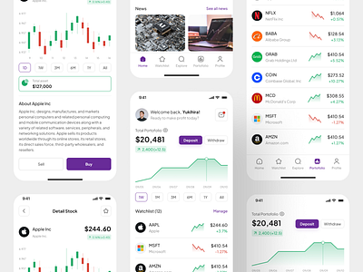 CuanStocks - Stock Trading App UI KIT ui