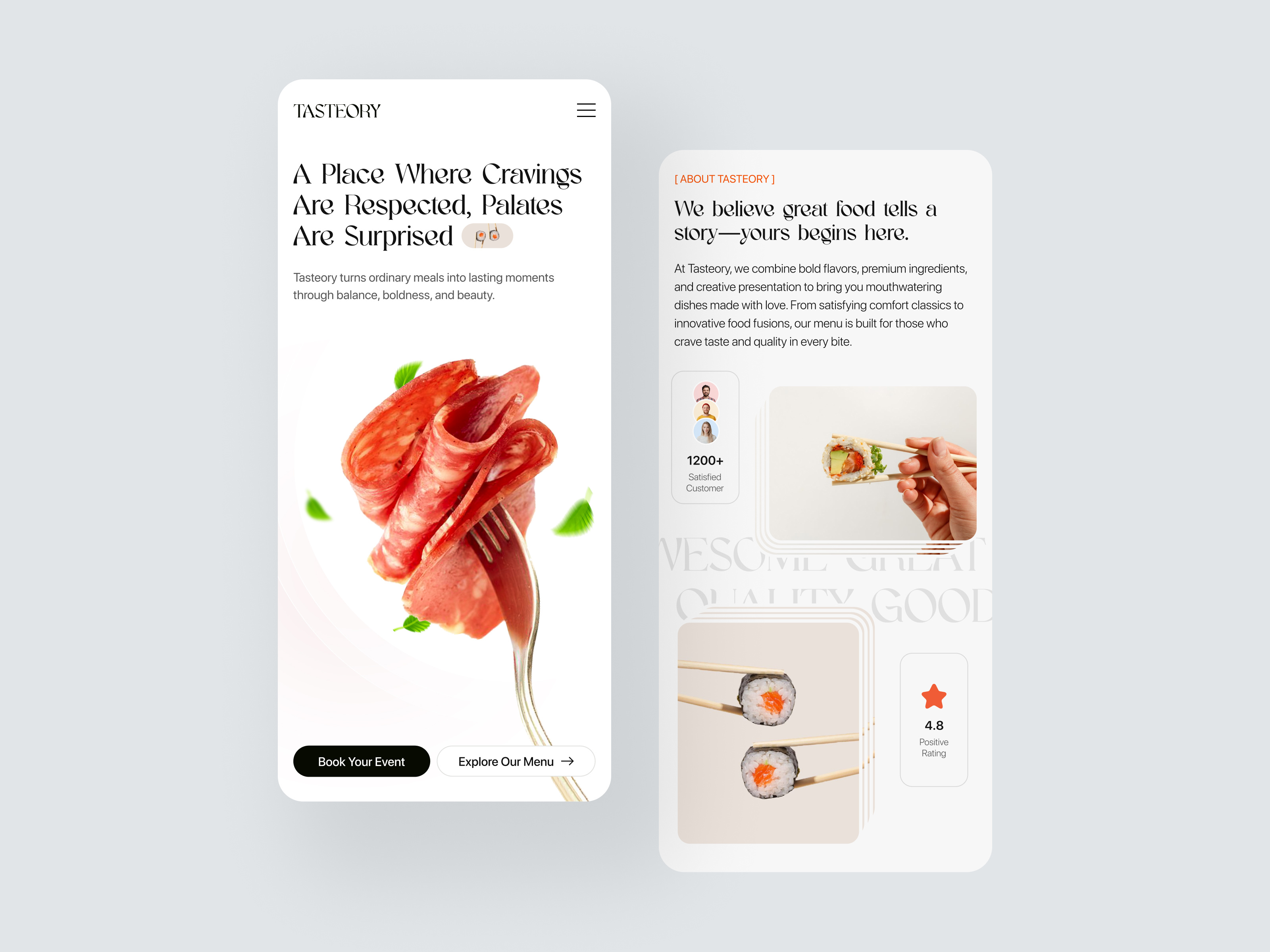 Restaurant Food Website UI/UX Design by Shuvo on Dribbble