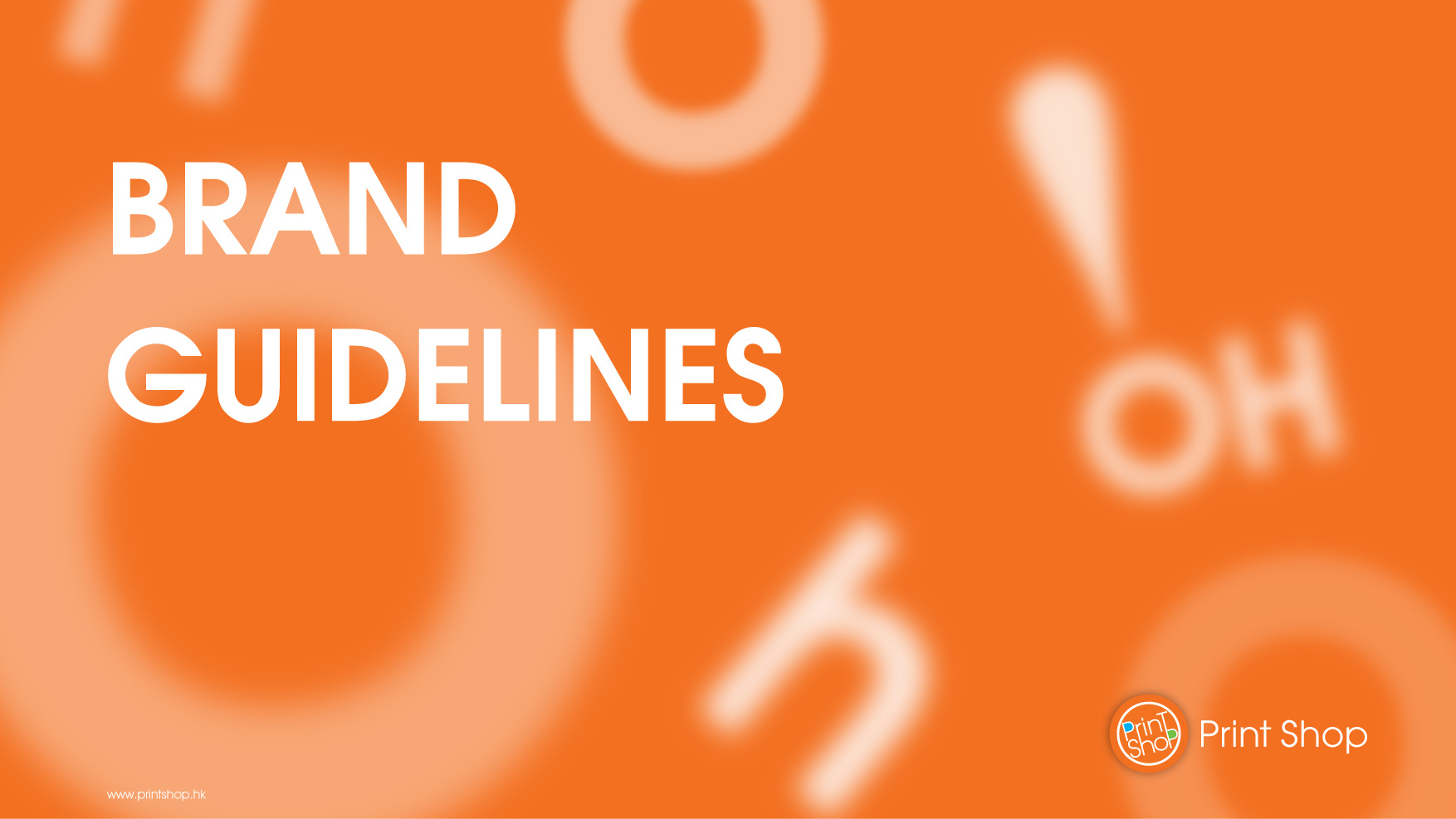 Printshop Brand Guidelines brand book brand guidelines design guidelines design identity branding