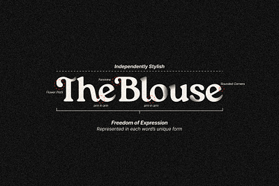 The Bloom House ⋆ Logo/Type brand identity design logo logotype typography vector