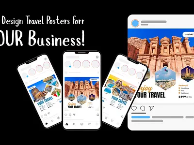 levate Your Travel Brand with Stunning Social Media Designs travel content design