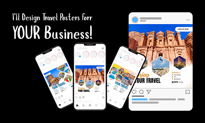 levate Your Travel Brand with Stunning Social Media Designs travel content design