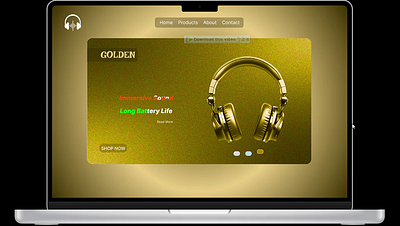 Headphone Website Design Coming Soon... ui ui design uiux website website design