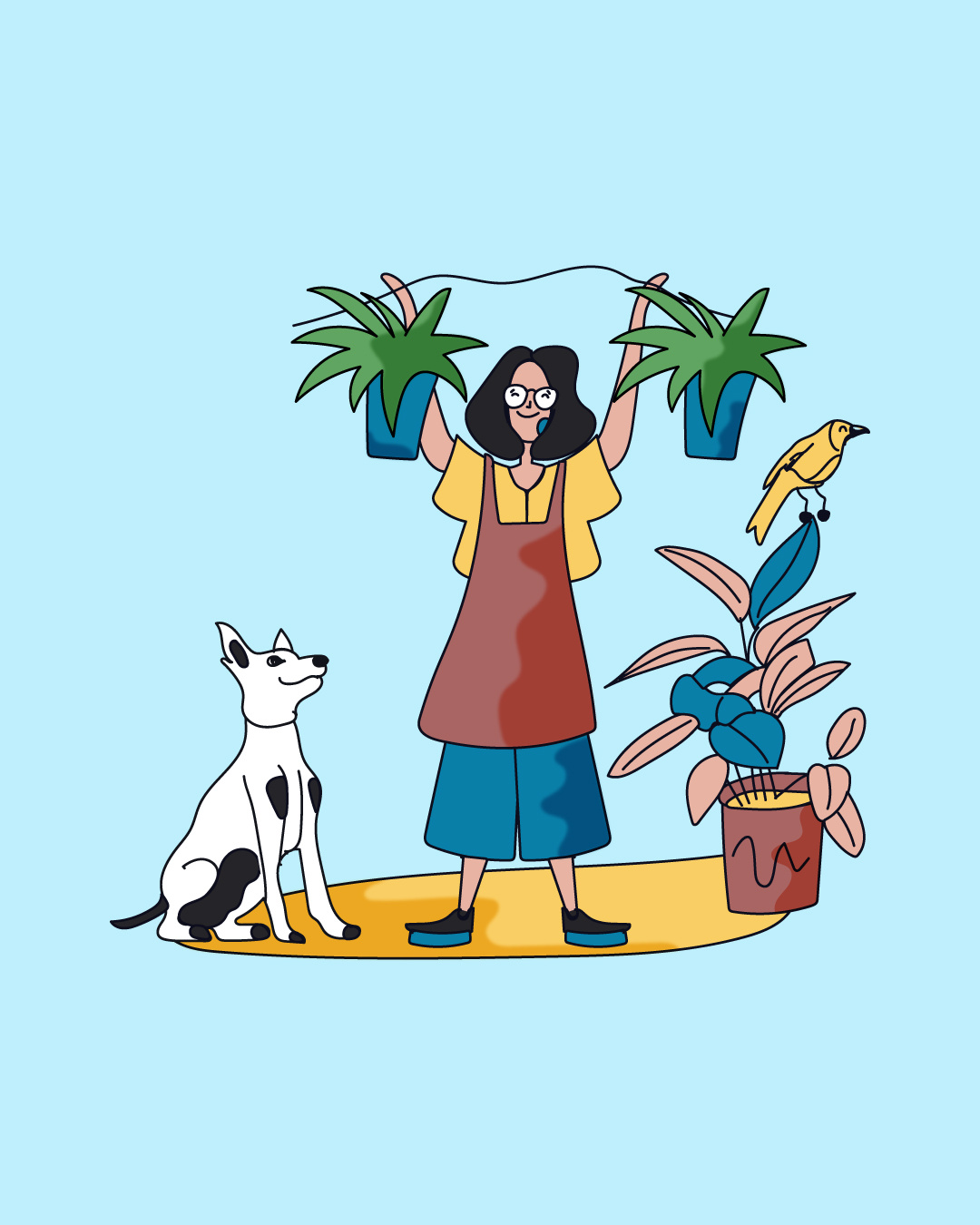 Nature Illustration art branding flat graphic design illustration vector