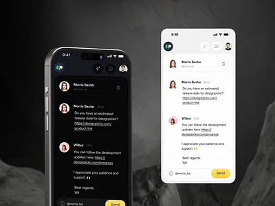 Personalised AI Chatbot Mobile App UI ai aiapp aichatbot aidesign aipowered appaichatbot appdesign appinterface artificialintelligence chabot mobile clean ui conversationalai dark mode app darkmodeui inbox intelligentapp message screen mobileappdesign personalizedai smartapp