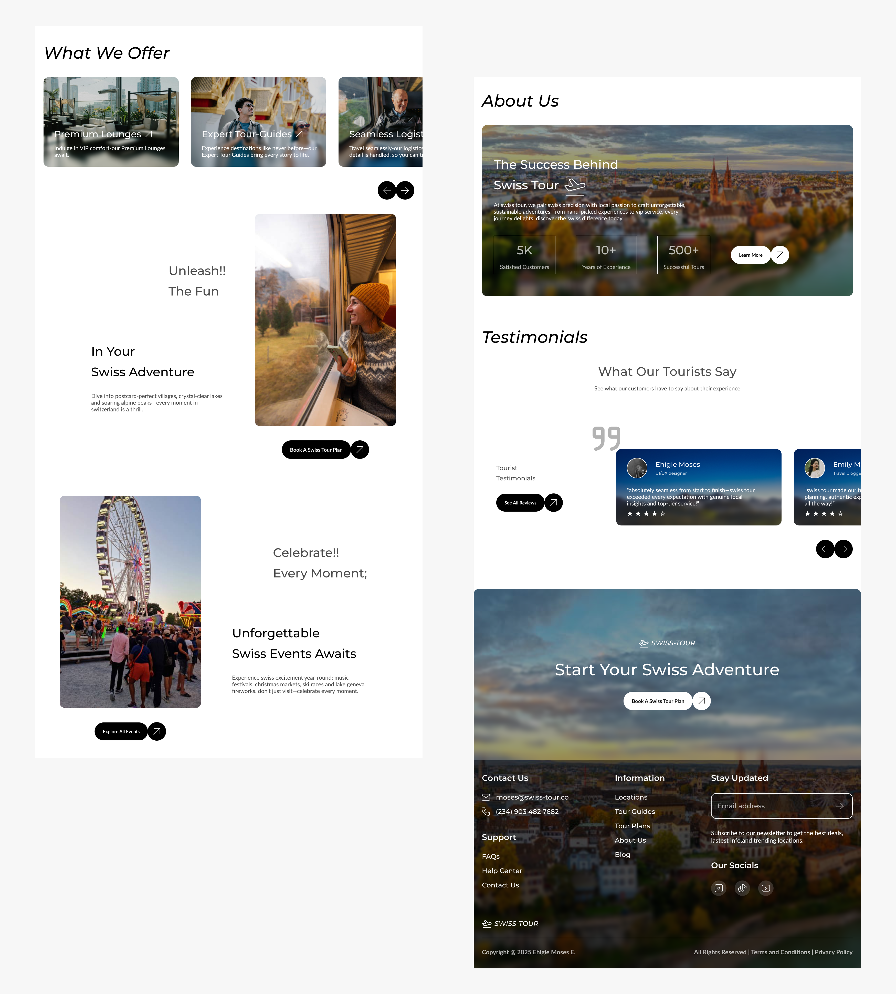 Example of Landing Page Design (UI/UX)