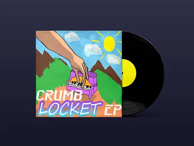 Cover by me for Crumb band 2025 album art artwork canada collection cover design gallery germany graphic design illustration music newyork toronto trend trending trends usa vinyl