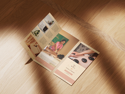 Spa Service Promotion (Leaflet Design Project) app branding design graphic design illustration logo typography ui ux vector